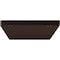 Ekena Millwork 3"W x 14"D Logan Hidden Support Steel Bracket w/ 10" Support Depth, Hammered Brown BKTM03X14LOHBR - alternate 5